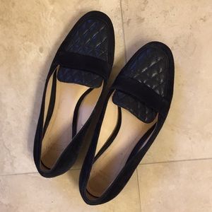 Cole Haan Black Quilted Loafer
